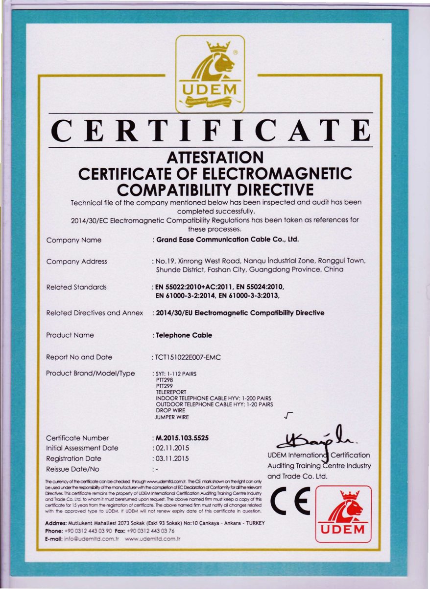 Certification